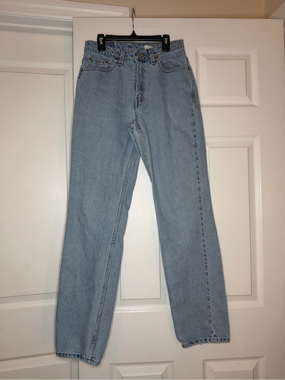 Vintage Levi's 512 Slim Fit Straight Leg Women Size 6 Reg L Light Wash 90's